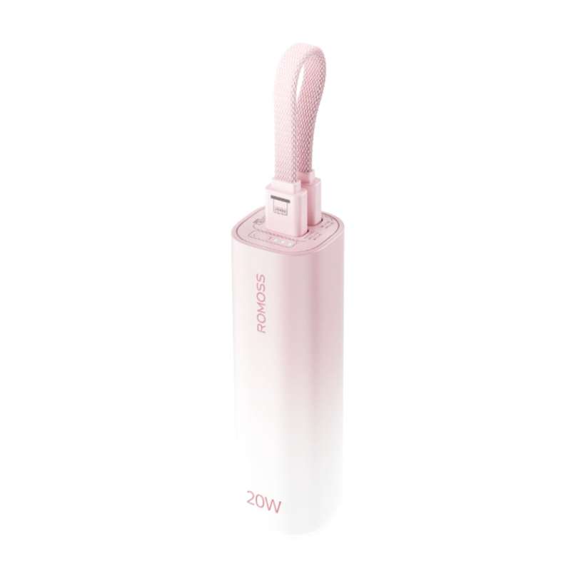 Romoss PSC05 5000mAh 20W Mini Power Bank &#x2013; Pink