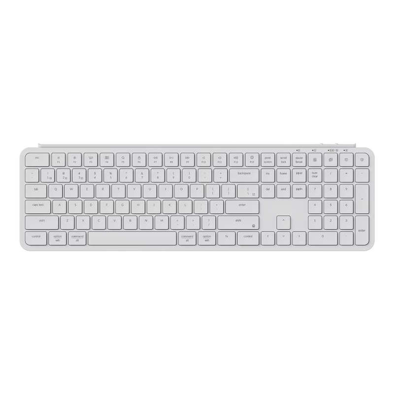 Keychron B6 Pro Ultra-Slim 100% Wireless Keyboard &#x2013; Ivory White