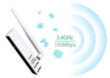 TP-LINK WN722N 150Mbps High Gain Wireless USB Adapter