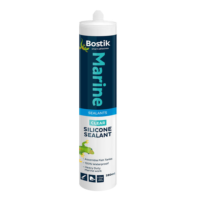 Bostik Marine Silicone Sealant  Clear 280ml