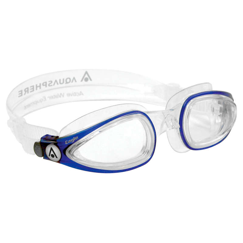 Aquasphere Eagle - Clear Lens - Dark-Blue/Transparent Swim Goggles