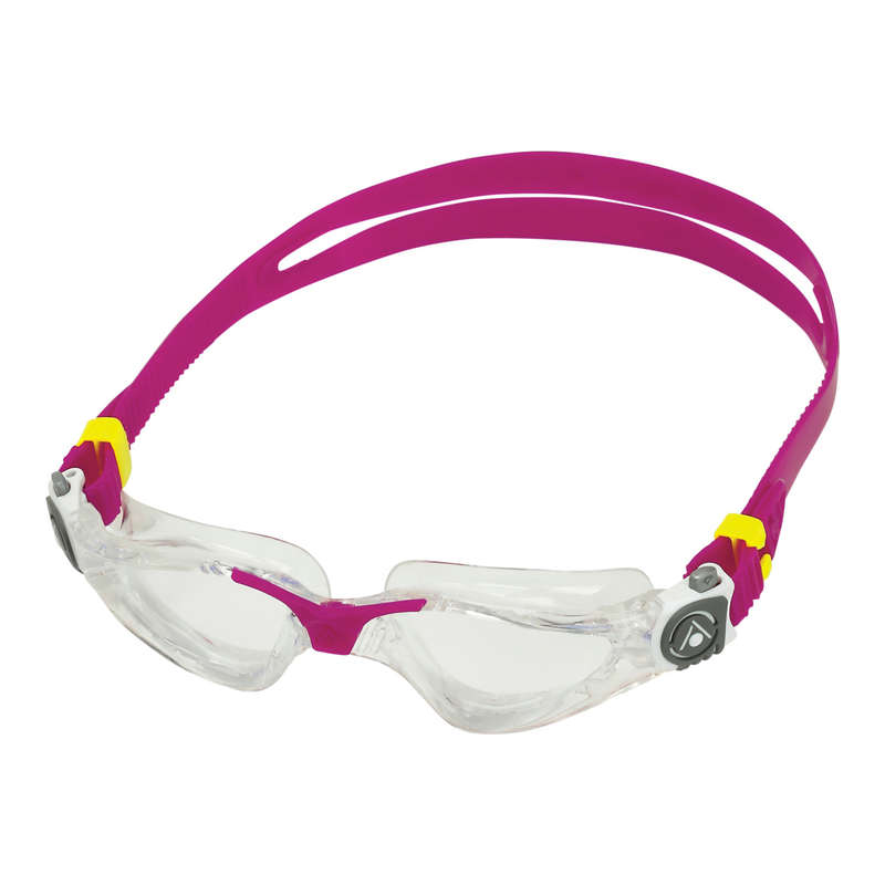 Aquasphere Kayenne Compact - Clear Lens - Transparent/Raspberry Swim Goggles