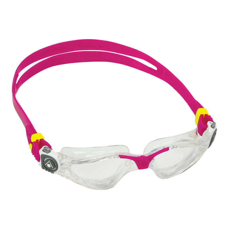 Aquasphere Kayenne Compact - Clear Lens - Transparent/Raspberry Swim Goggles