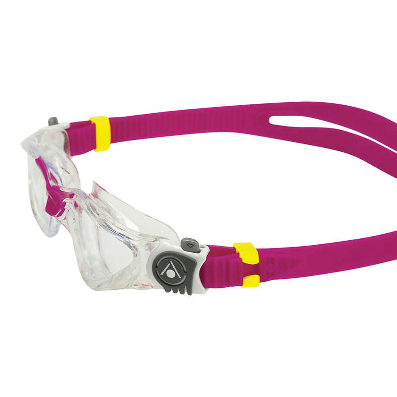 Aquasphere Kayenne Compact - Clear Lens - Transparent/Raspberry Swim Goggles