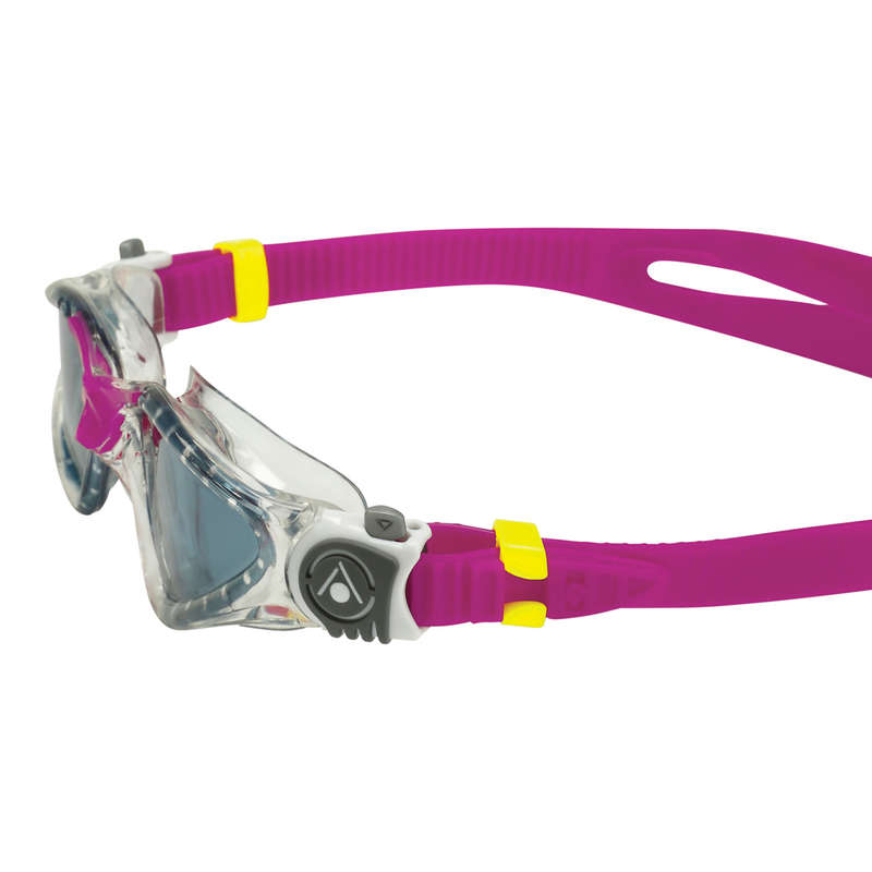 Aquasphere Kayenne Compact - Smoke Lens - Transparent/Raspberry Swim Goggles