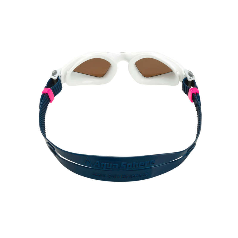 Aquasphere Kayenne Compact - Brown Polarized Lens - White/Grey Swim Goggles