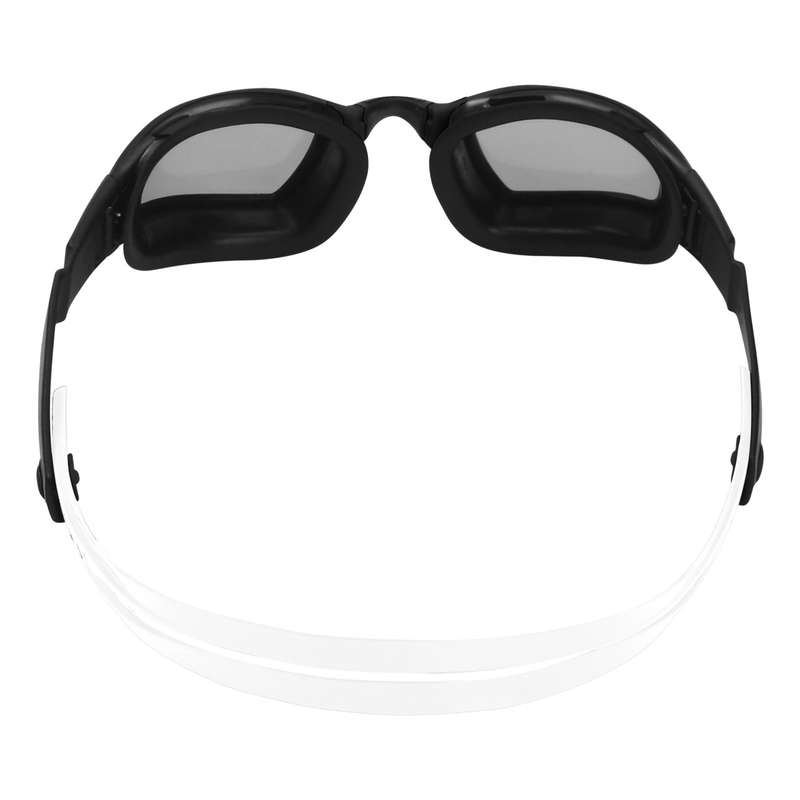 Aquasphere Ninja - Silver Titanium Mirrored Lens - Black/White Swim Racing Goggles