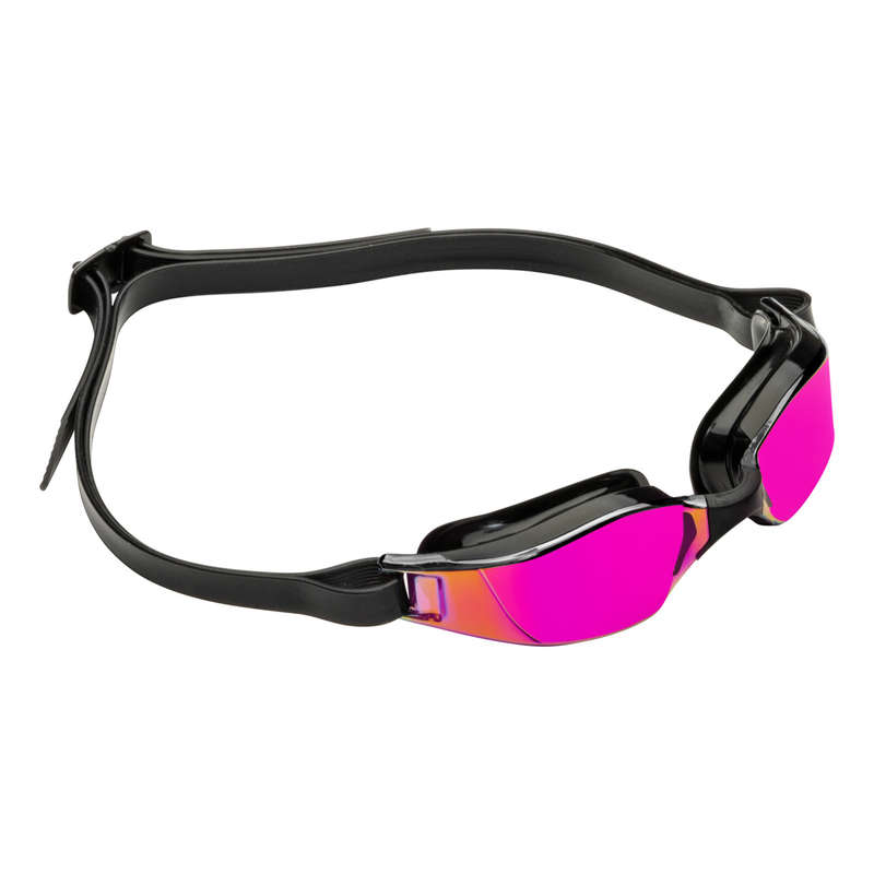 Aquasphere Xceed - Pink Titanium Mirrored Lens - Black/Black Racing Swim Goggles