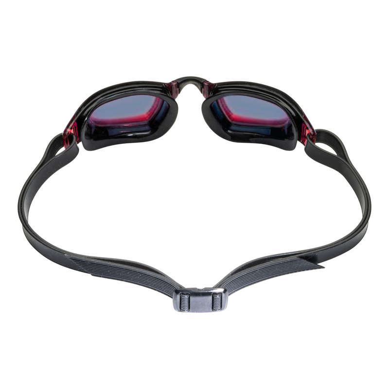 Aquasphere Xceed - Red Titanium Mirrored Lens - Black Swim Racing Goggles
