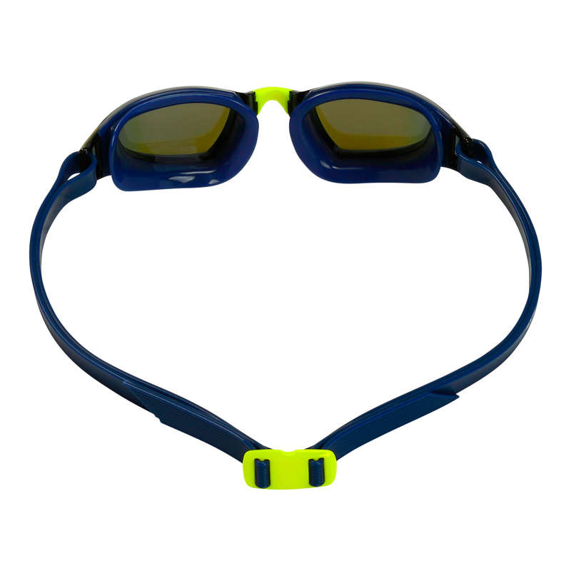 Aquasphere Xceed - Blue Titanium Mirrored Lens - Navy Swim Racing Goggles