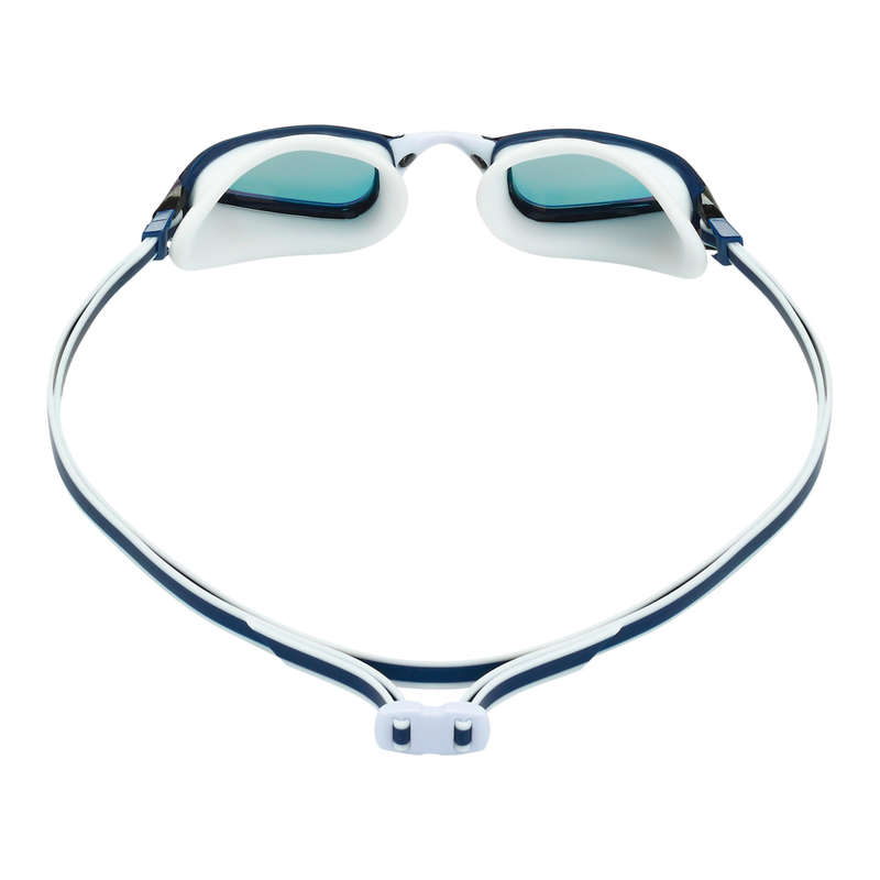 Aquasphere Fastlane - Red Titanium Mirrored Lens - Navy-Blue/Red Swim Racing Goggles