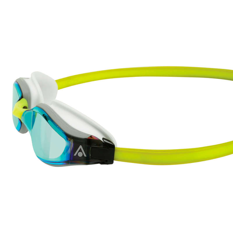 Aquasphere Fastlane - Yellow Titanium Mirrored Lens - Swim Racing Goggles