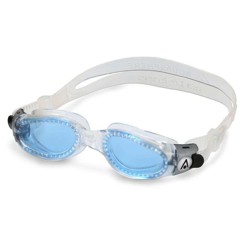 Aquasphere Kaiman Compact - Blue Tinted Lens - Transparent/Transparent Swim Goggles
