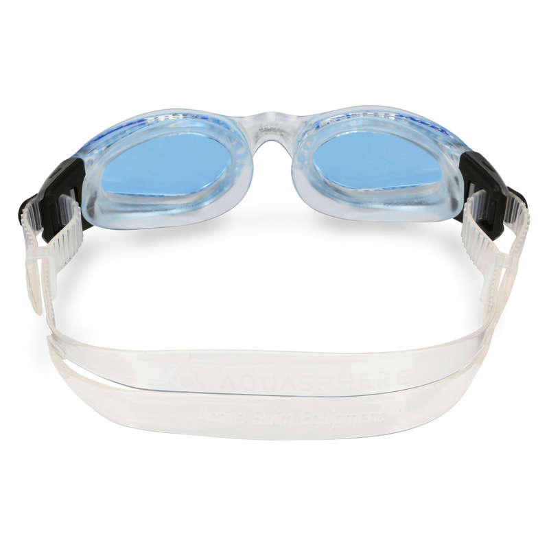 Aquasphere Kaiman Compact - Blue Tinted Lens - Transparent/Transparent Swim Goggles