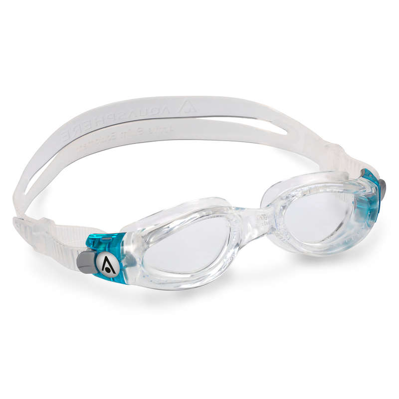 Aquasphere Kaiman Compact - Clear Lens - Transparent/Transparent-Blue Swim Goggles