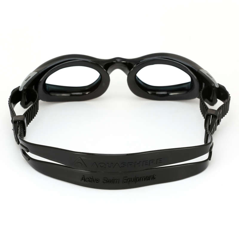 Aquasphere Kaiman Compact - Clear Lens - Black/Black Swim Goggles