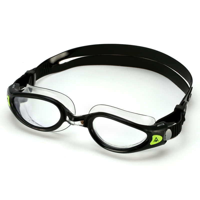 Aquasphere Kaiman Exo - Clear Lens - Black/Transparent Swim Goggles