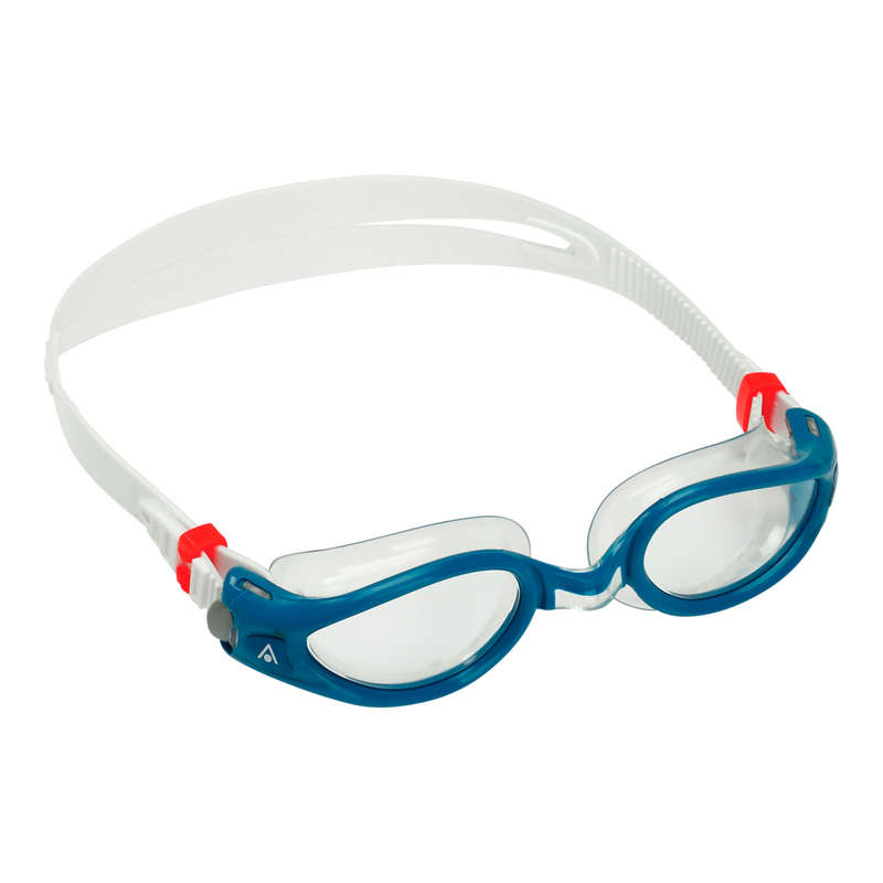Aquasphere Kaiman Exo - Clear Lens - Petrol/Transparent Swim Goggles
