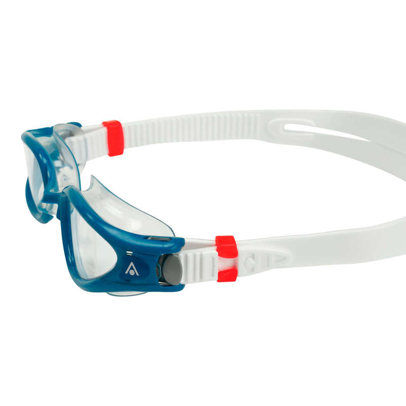 Aquasphere Kaiman Exo - Clear Lens - Petrol/Transparent Swim Goggles