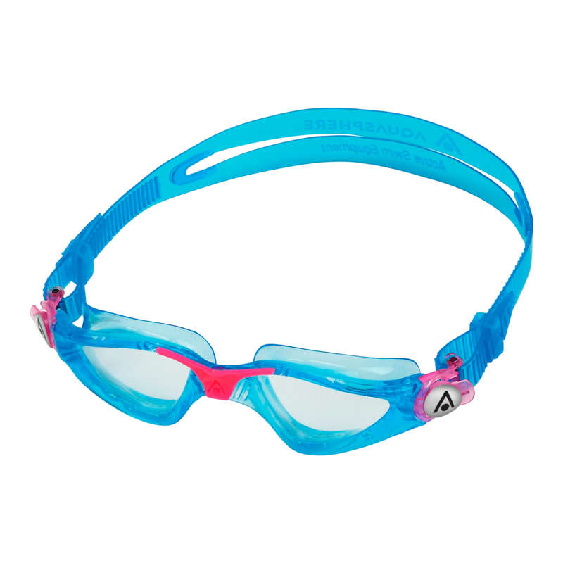 Aquasphere Kayenne Junior - Clear Lens - Aqua/Pink Swim Goggles