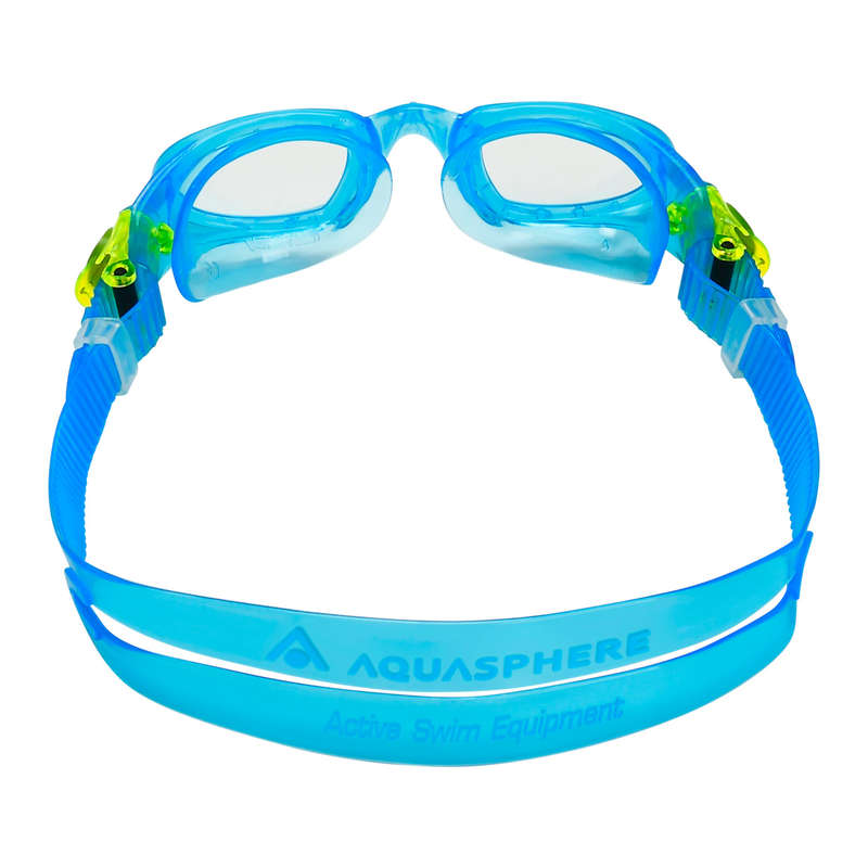 Aquasphere Moby Kid - Clear Lens - Transparent-Blue/Green Swim Goggles