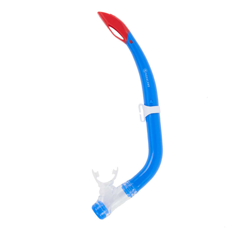 Aqualung Pike - Junior Snorkeling Snorkel - Blue White Red