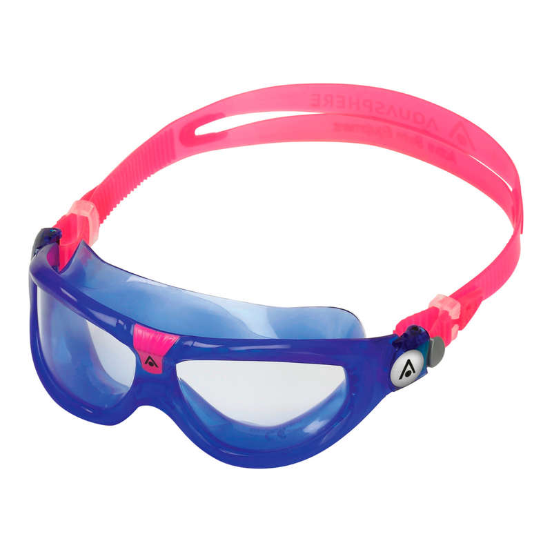 Aquasphere Seal Kid 2 - Clear Lens - Blue/Pink Swim Mask