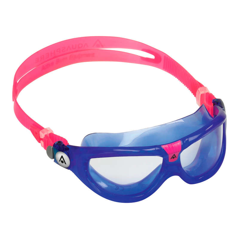 Aquasphere Seal Kid 2 - Clear Lens - Blue/Pink Swim Mask