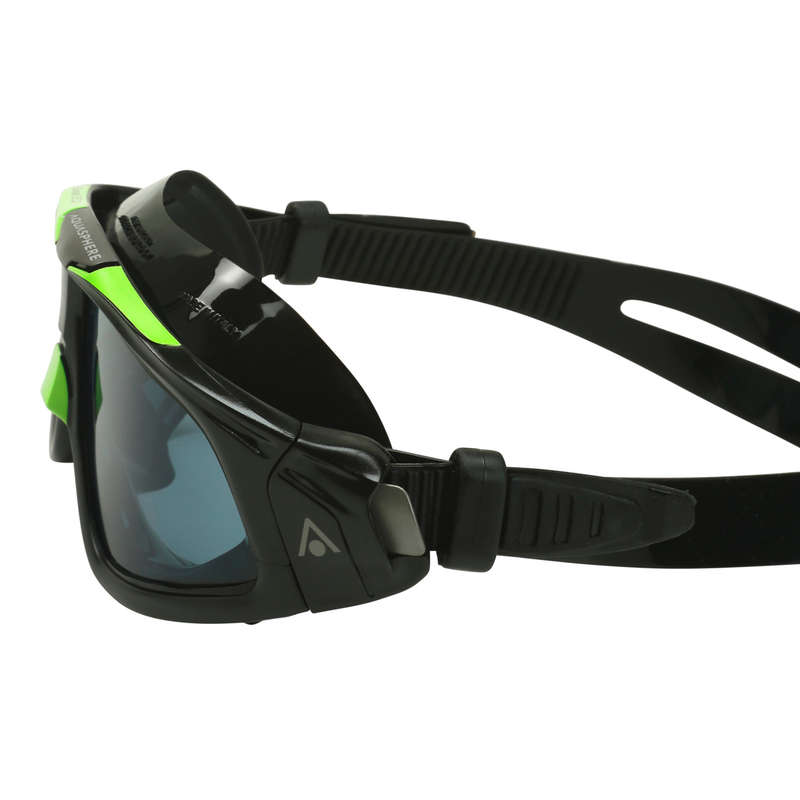 Aquasphere Seal 2.0 - Smoke Lens - Black/Green Swim Mask