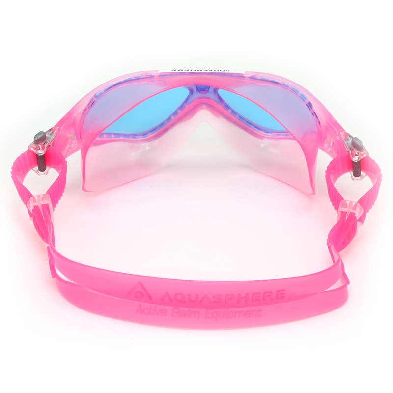 Aquasphere Vista Junior - Blue Tinted Lens - Pink/White Swim Mask