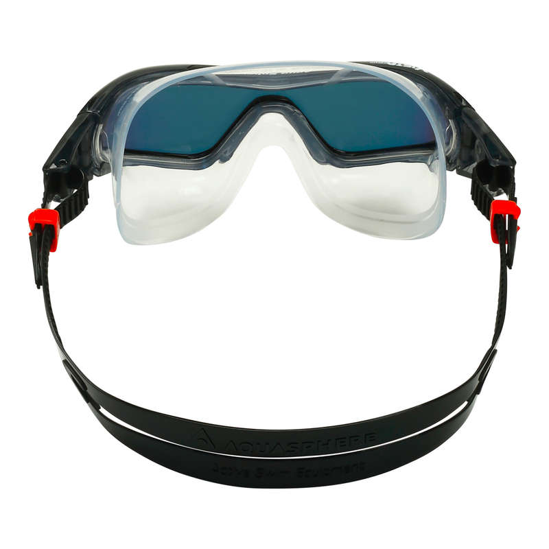 Aquasphere Vista Pro - Orange Titanium Mirrored Lens - Grey/Black Swim Mask