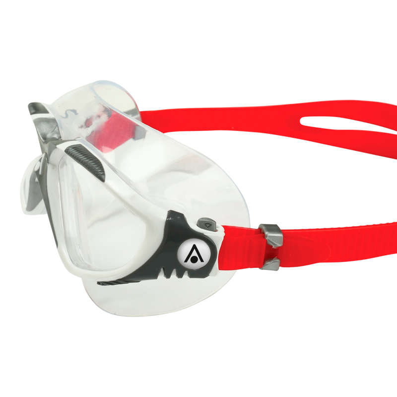 Aquasphere Vista - Clear Lens - White/Red Swim Mask