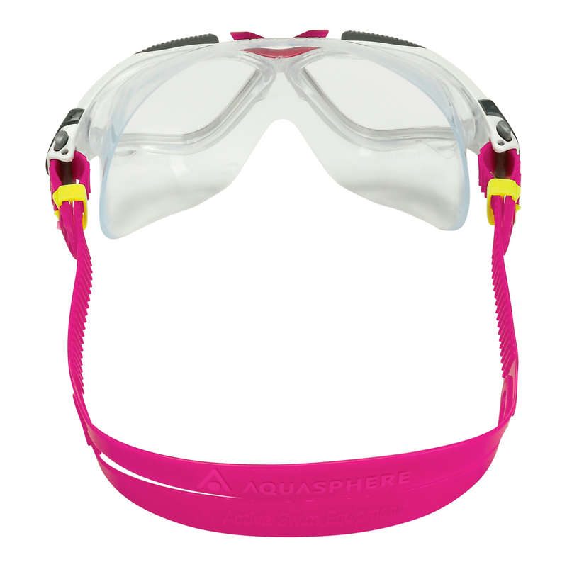 Aquasphere Vista - Clear Lens - White/Raspberry Swim Mask