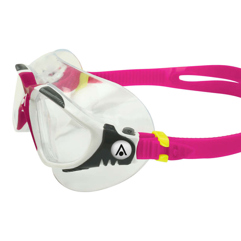 Aquasphere Vista - Clear Lens - White/Raspberry Swim Mask