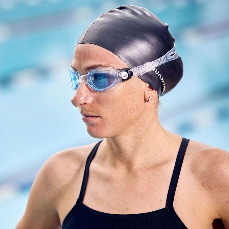 Aquasphere Kaiman - Blue Tinted Lens - Transparent/Transparent Swim Goggles