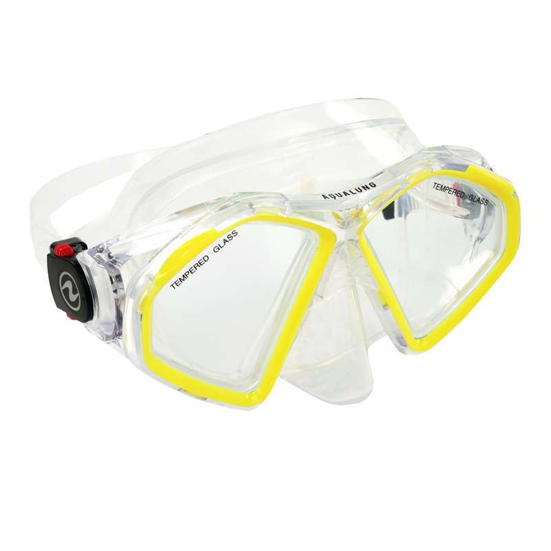 Aqualung Hawkeye SN Snorkeling Mask - Yellow
