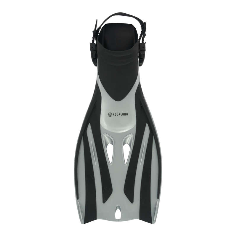Aqualung Fizz - Adult Snorkeling Fins - Black/Silver