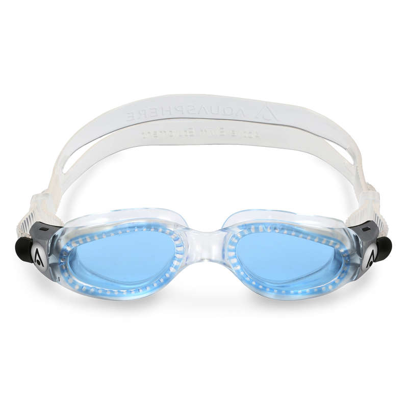 Aquasphere Kaiman Compact - Blue Tinted Lens - Transparent/Transparent Swim Goggles