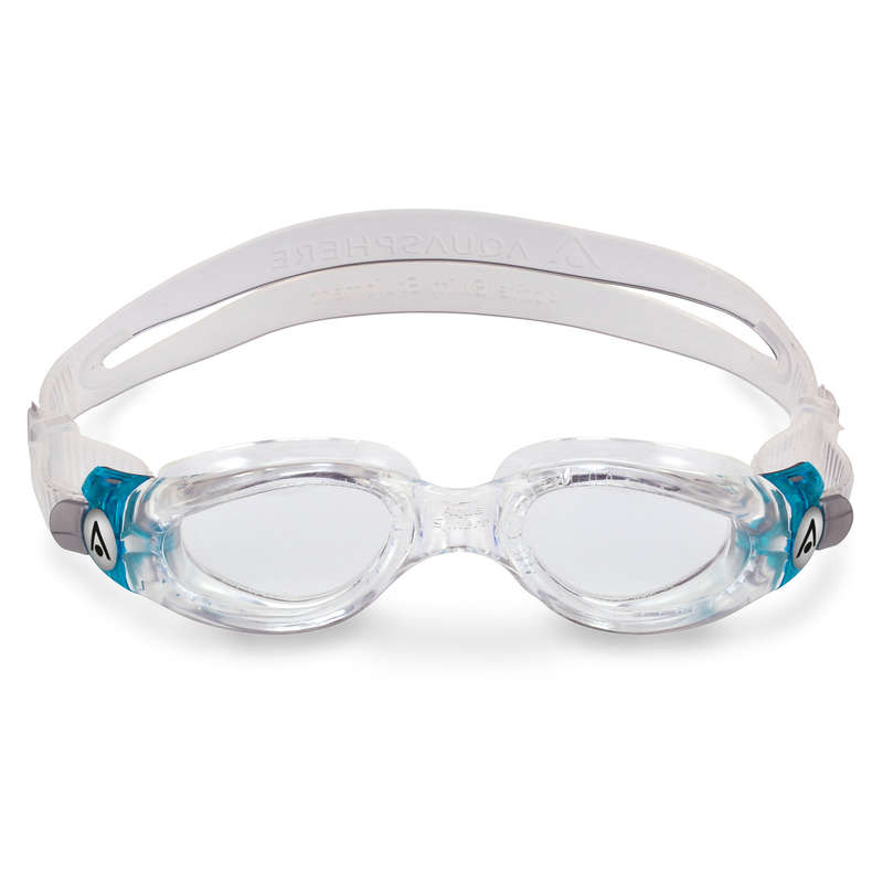 Aquasphere Kaiman Compact - Clear Lens - Transparent/Transparent-Blue Swim Goggles