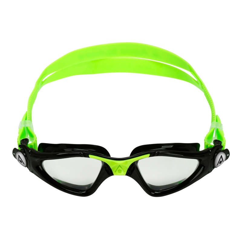 Aquasphere Kayenne Junior - Clear Lens - Black/Green Swim Goggles
