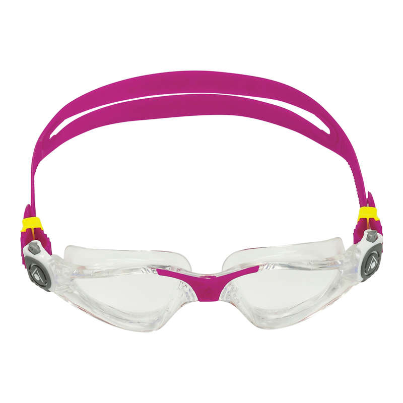 Aquasphere Kayenne Compact - Clear Lens - Transparent/Raspberry Swim Goggles