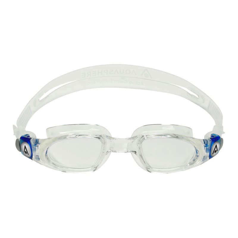 Aquasphere Mako 2.0 - Clear Lens - Transparent/Blue Swim Goggles