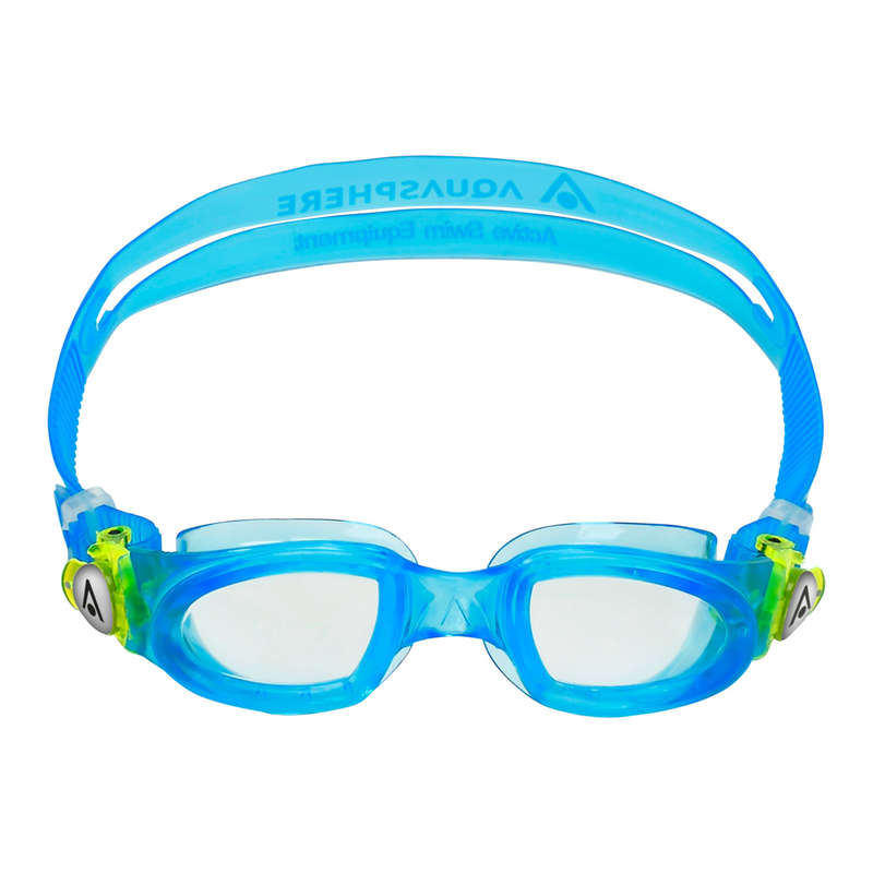 Aquasphere Moby Kid - Clear Lens - Transparent-Blue/Green Swim Goggles