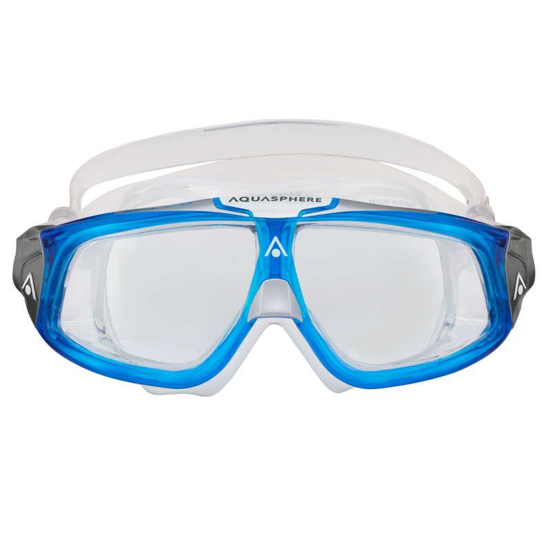 Aquasphere Seal 2.0 - Clear Lens - Blue/White Swim Mask