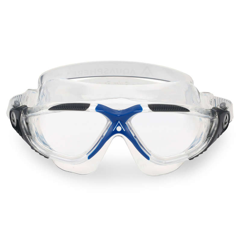 Aquasphere Vista - Clear Lens - Grey/Blue Swim Mask
