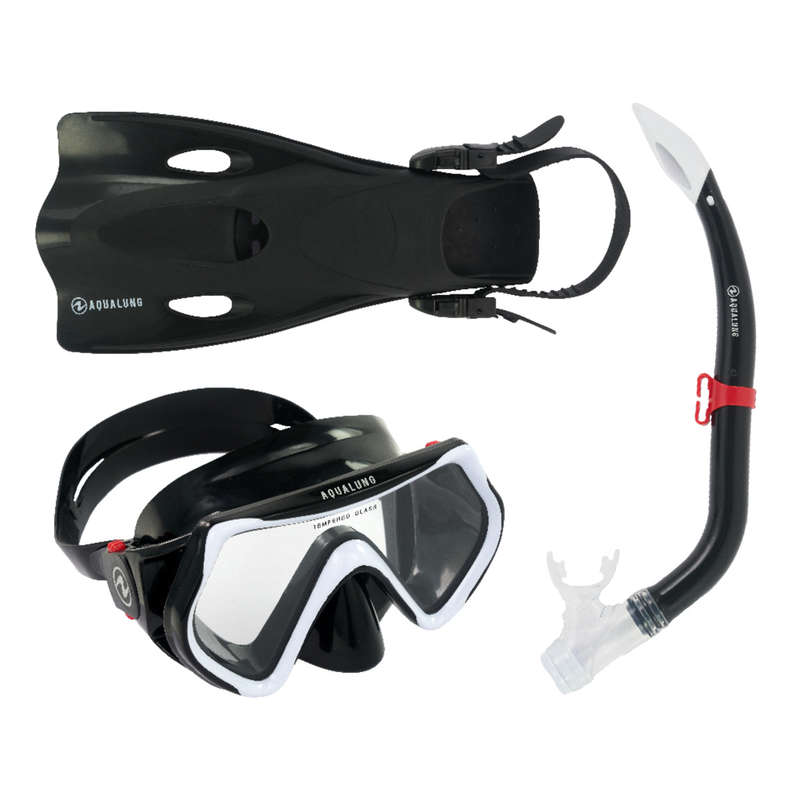 Aqualung Hero - Junior Snorkeling Set - Black