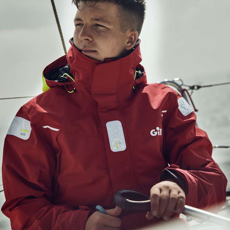 Gill Men's OS2 Offshore Jacket - Red