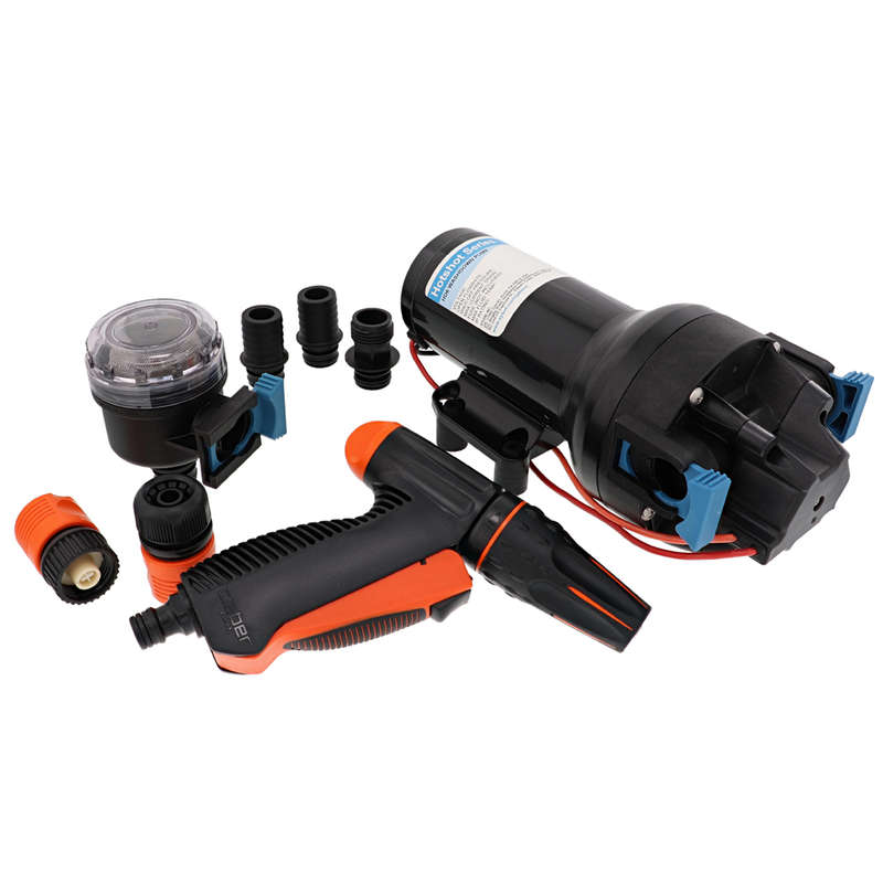 Jabsco HotShot Washdown Heavy Duty Pressure-Controlled Diaphragm Pump 12v