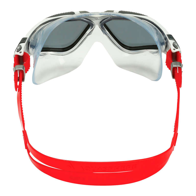 Aquasphere Vista - Smoke Lens - White/Red Swim Mask