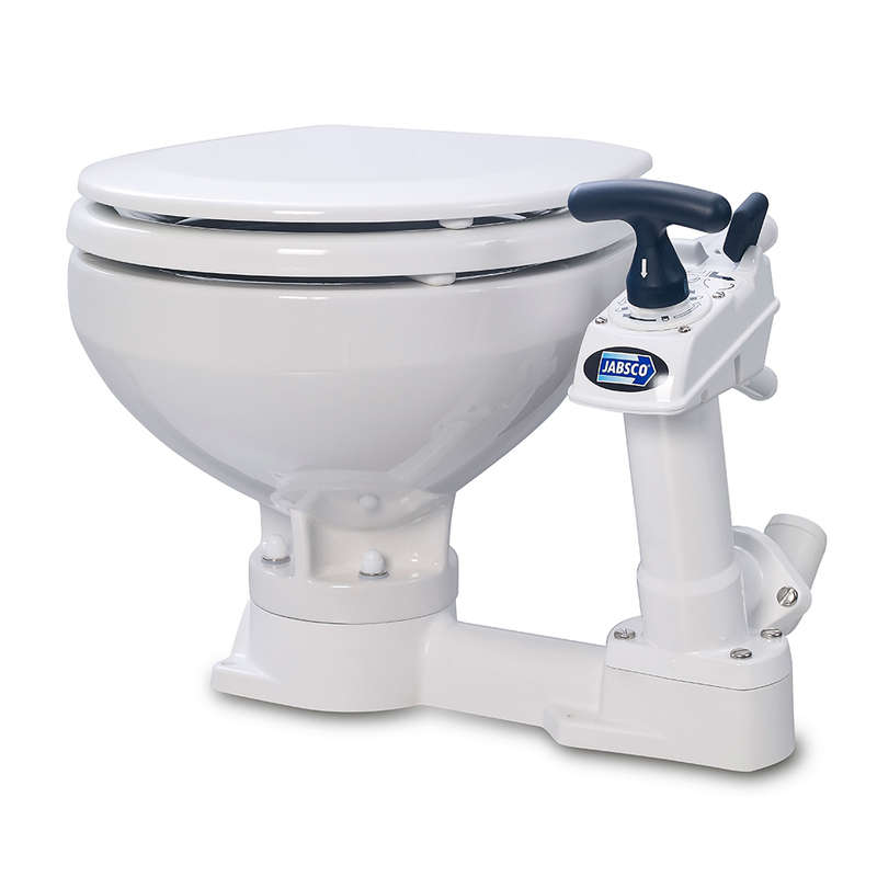 Jabsco Manual 'Twist n' Lock' toilet - Compact Bowl